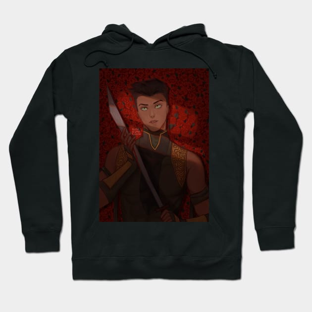 League of Assassins Damian Wayne Hoodie by Eileen Widjaja